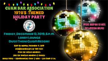 Guam Bar Association 1970's Theme Holiday Party